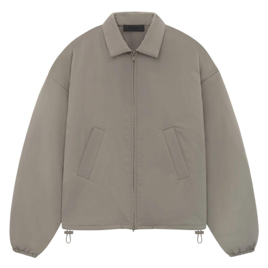 ESSENTIALS FOG NYLON SHELL BOMBER DUST (W)