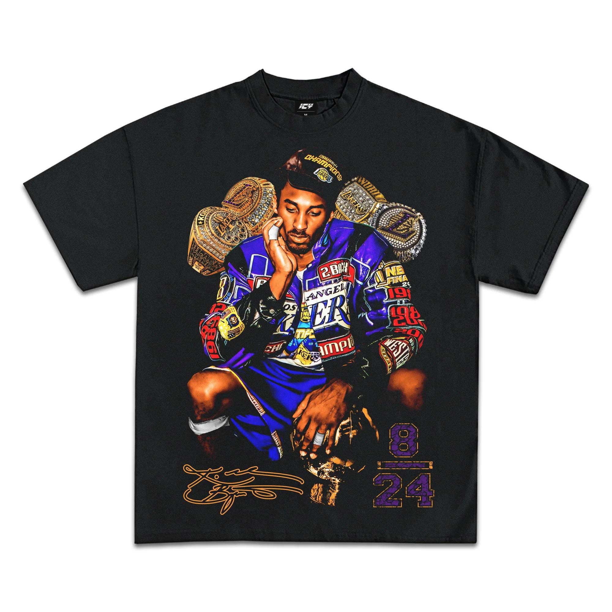 KOBE BRYANT 8/24 GRAPHIC T-SHIRT BLACK – ONE OF A KIND