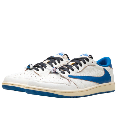 JORDAN 1 RETRO LOW OG SP FRAGMENT X TRAVIS SCOTT SAIL MILITARY BLUE