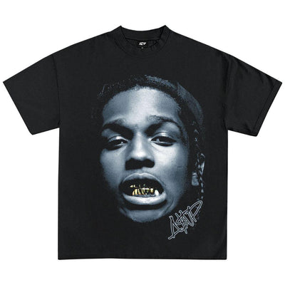 A$AP ROCKY GRILLZ GRAPHIC T-SHIRT BLACK