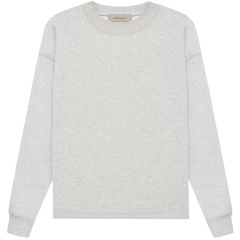 ESSENTIALS FOG RELAXED CREWNECK LIGHT HEATHER OATMEAL SS22