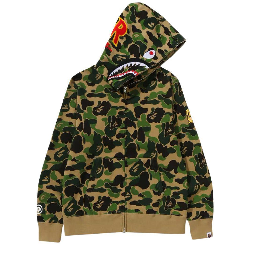 Bape camo zip up top