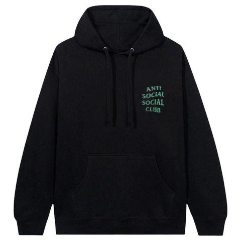 ANTI SOCIAL SOCIAL CLUB GLITCH HOODIE BLACK