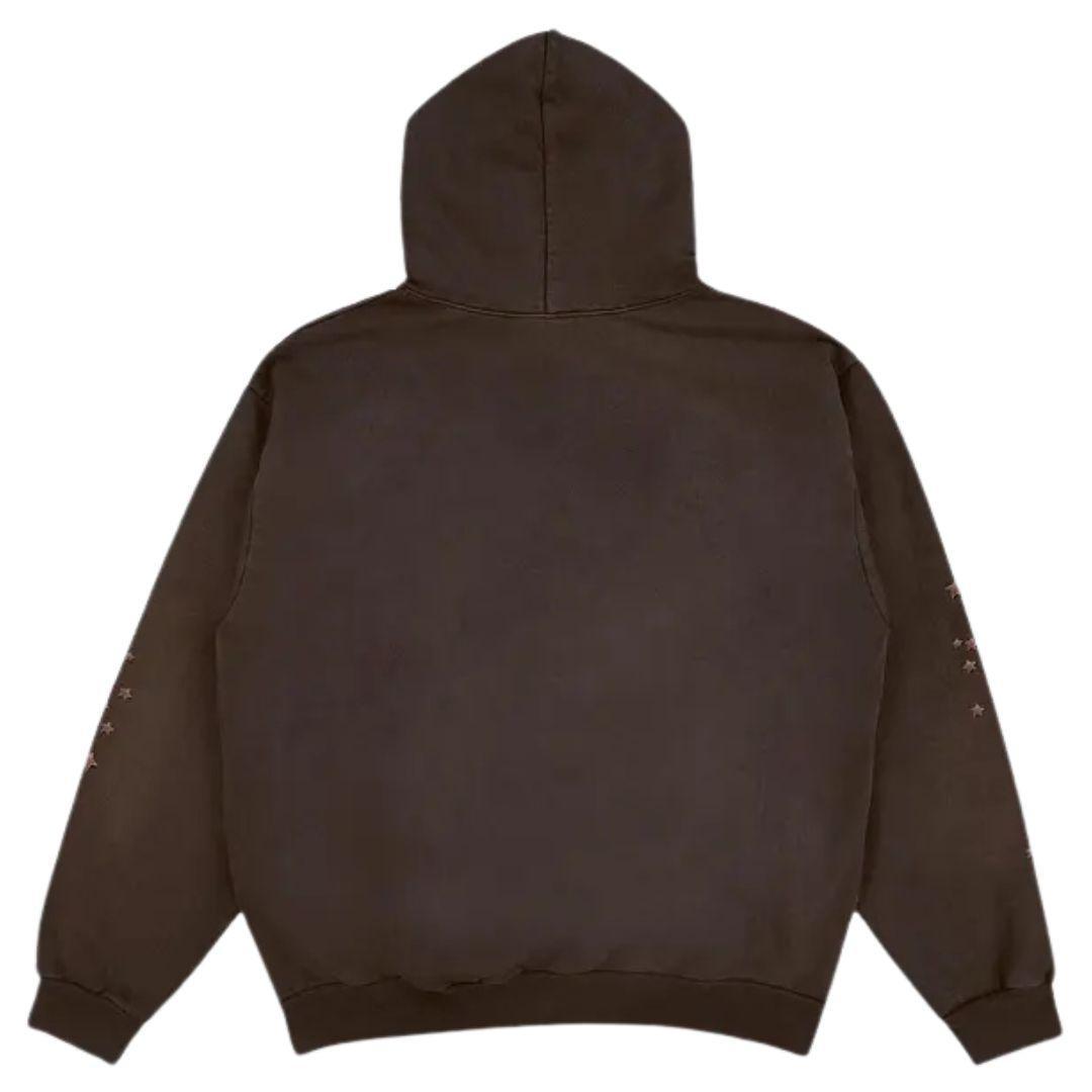 SP5DER X TRAVIS SCOTT DAYS BEFORE RODEO HOODIE BROWN – ONE OF A KIND