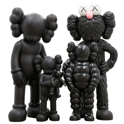KAWS FAMILY VINYL FIGURES BLACK