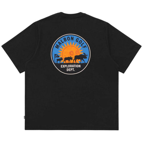 MALBON EXPLORATION DEPT SS TEE BLACK