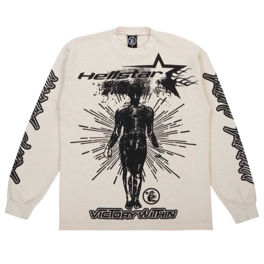 HELLSTAR VICTORY THERMAL LONGSLEEVE CREAM – ONE OF A KIND