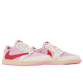 JORDAN SHOES JORDAN 1 RETRO LOW OG SP TRAVIS SCOTT "SAIL TROPICAL PINK"