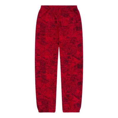 SP5DER OG WEB SWEATPANTS TREE CAMO RED FW24 RUNWAY EDITION - BUY ONE GET ONE FREE
