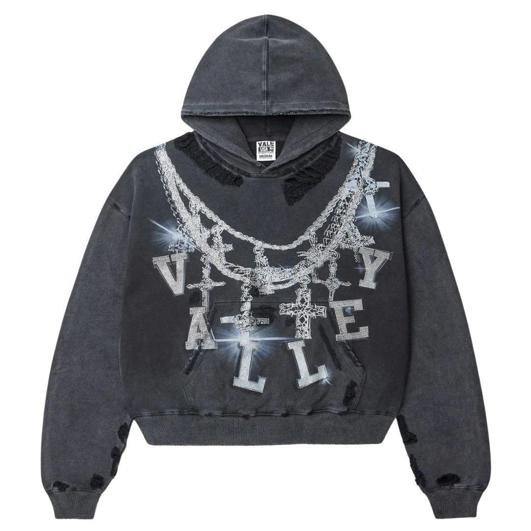 VALE FOREVER BIG CHAIN HOODIE BLACK – ONE OF A KIND