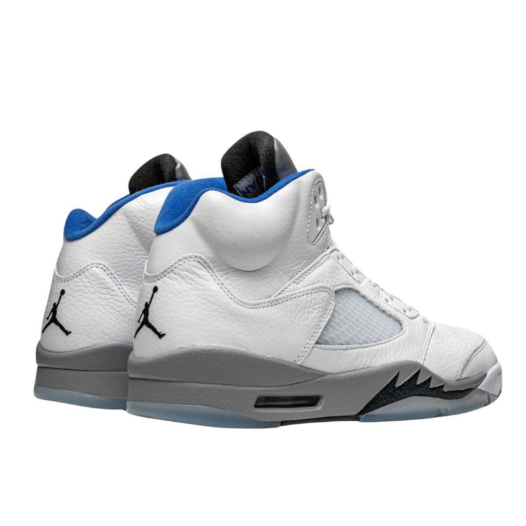 air jordan men 5 retro white stealth stores
