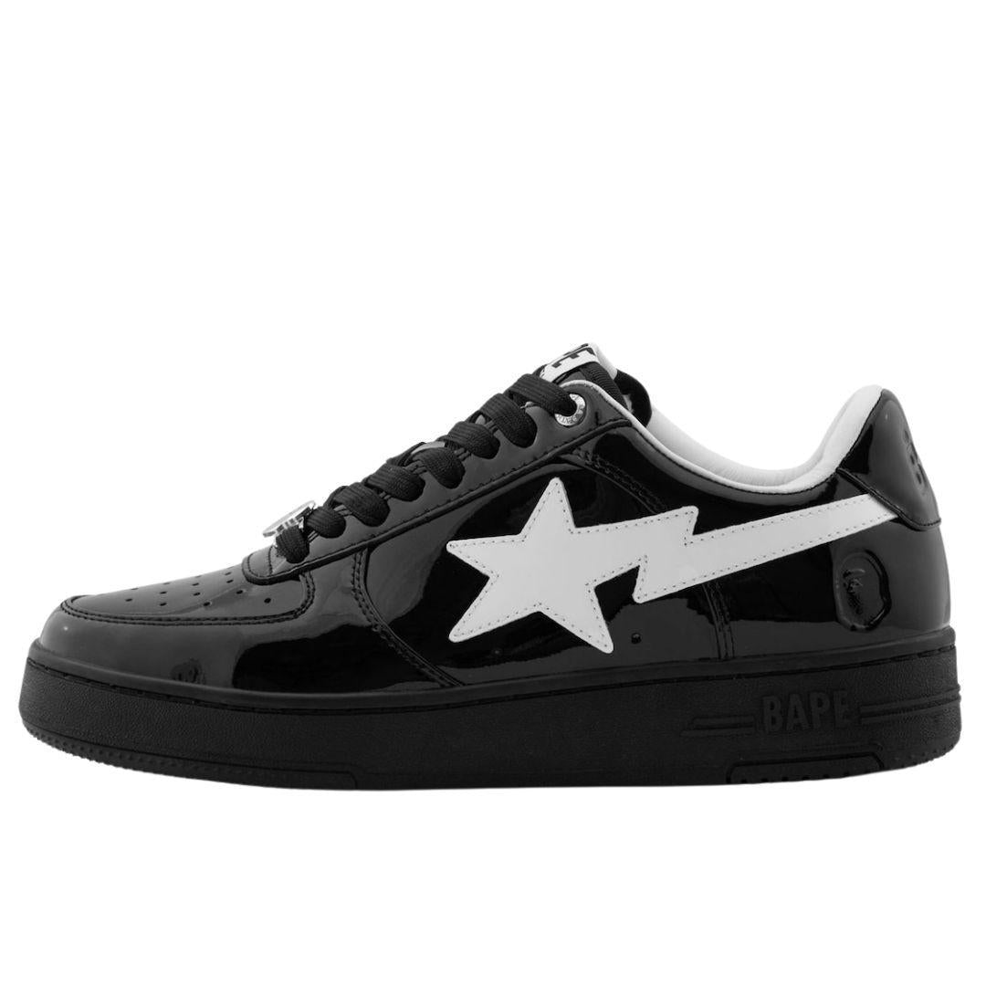A BATHING APE BAPESTA #2 BLACK PATENT – ONE OF A KIND