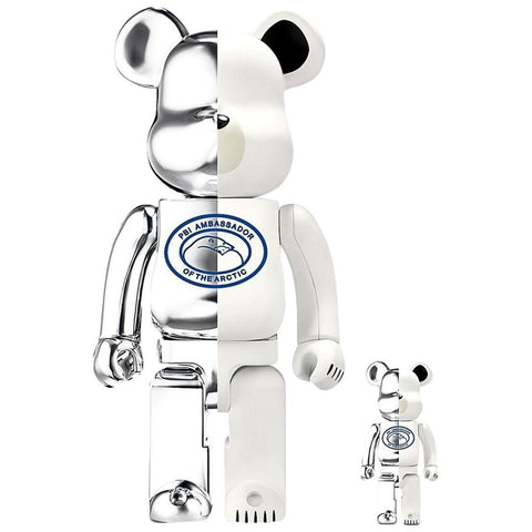 BEARBRICK X CANADA GOOSE POLAR BEARS INTERNATIONAL 400% & 100% SET