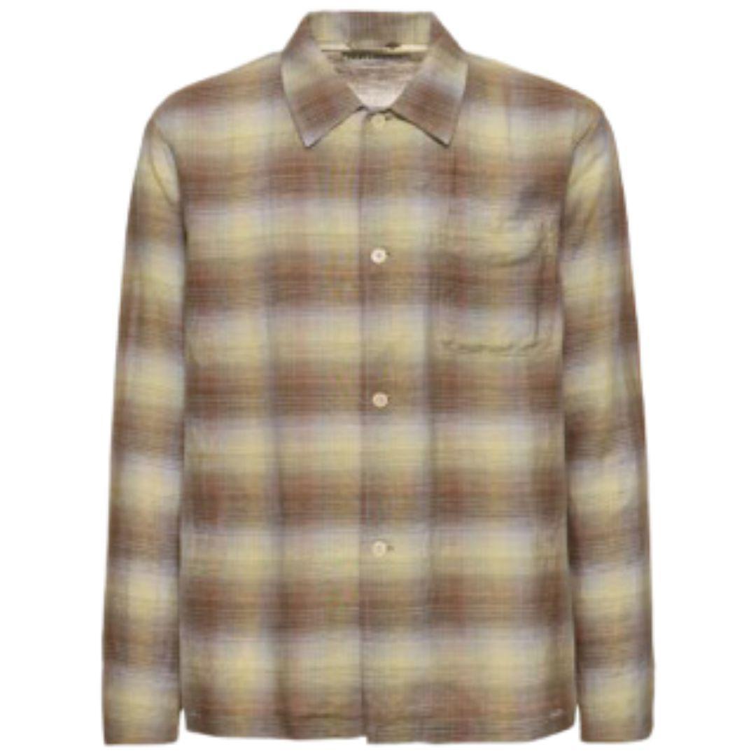 OUR LEGACY BOX CHECKERED SHIRT BROWN