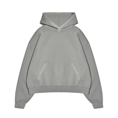 ØUTSIDERS CLOTHING STITCHWORK UNIFORM HOODIE SAGE