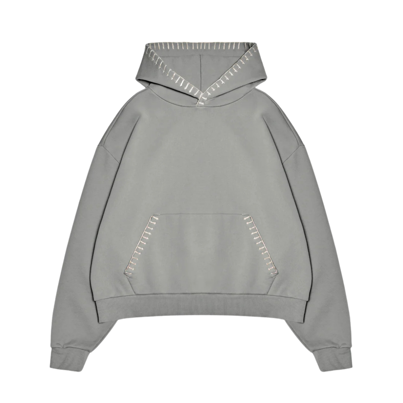 ØUTSIDERS CLOTHING STITCHWORK UNIFORM HOODIE SAGE