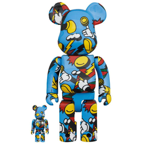 BEARBRICK X GRAFFLEX 400% & 100% SET