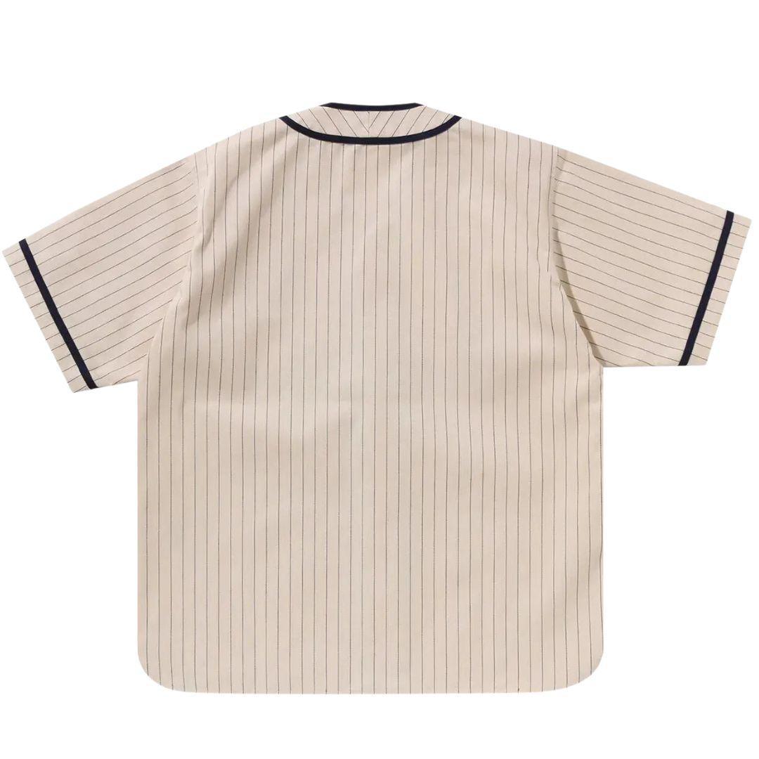 BAPE 'A BATHING APE' BASEBALL T-SHIRT IVORY – ONE OF A KIND