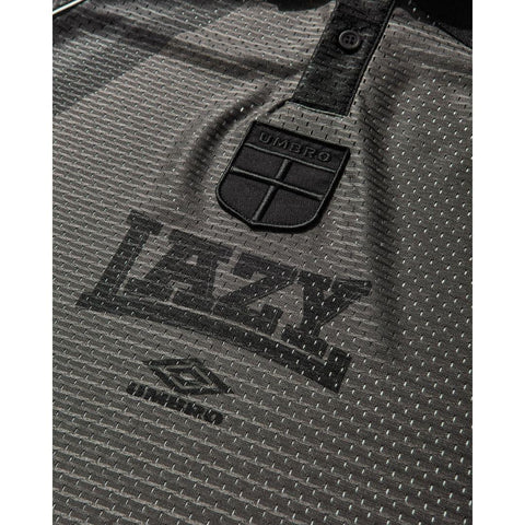 UMBRO 97/98 LAZY POLO T-SHIRT BROWN/BLACK