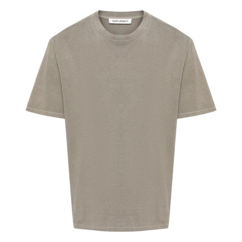 OUR LEGACY JERSEY T-SHIRT WORN GREY