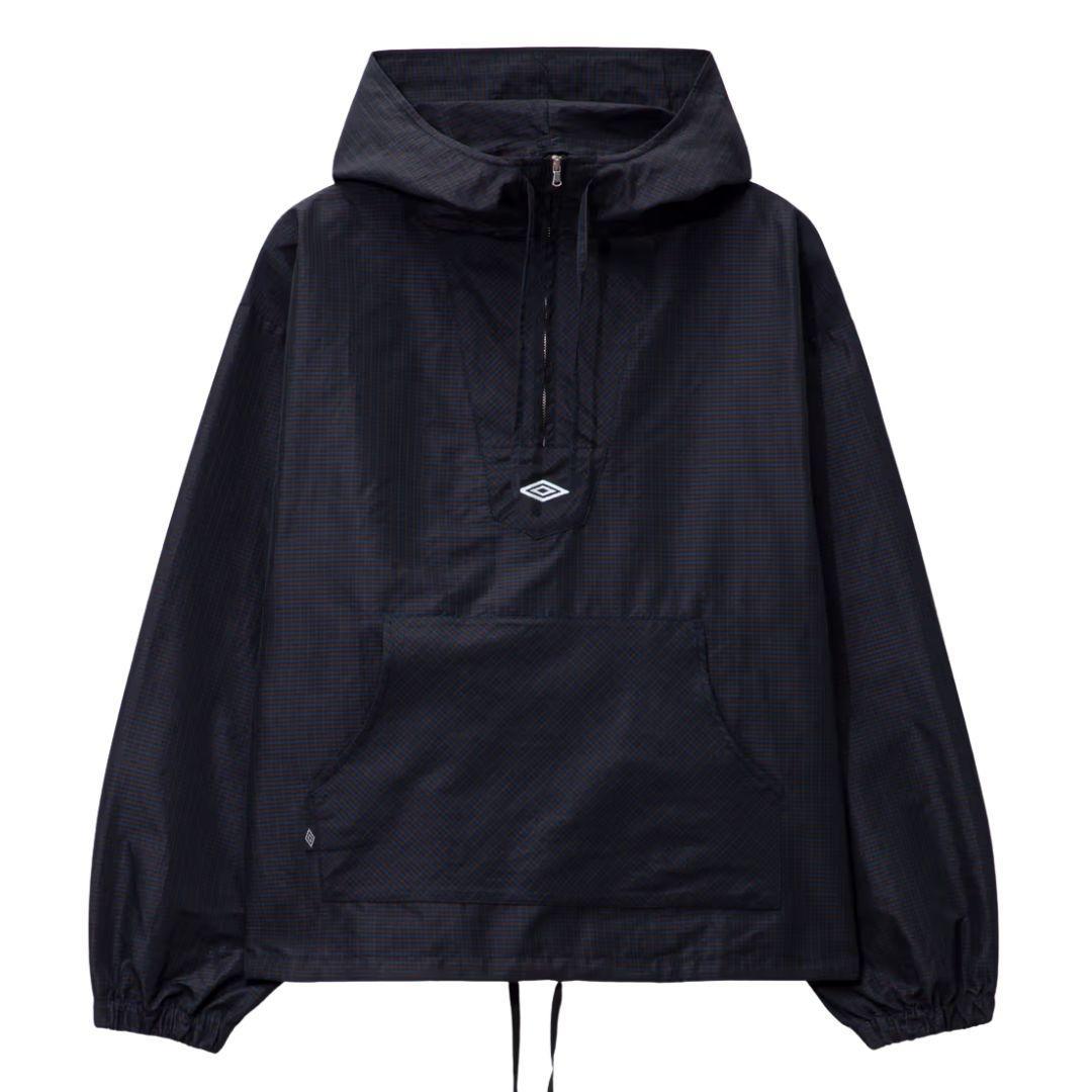 UMBRO CHECKERED MASK JACKET DARK NAVY/BROWN – ONE OF A KIND