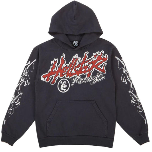HELLSTAR RECORDS TOUR CAPSULE 9 HOODIE BLACK – ONE OF A KIND