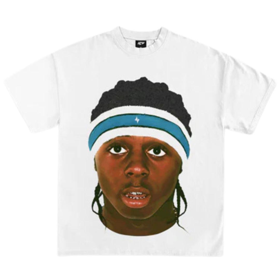 LIL WAYNE JUMBO GRAPHIC T-SHIRT WHITE