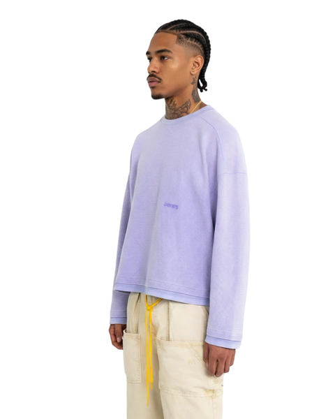 ØUTSIDERS CLOTHING SUNDAY THERMAL LONGSLEEVE PURPLE