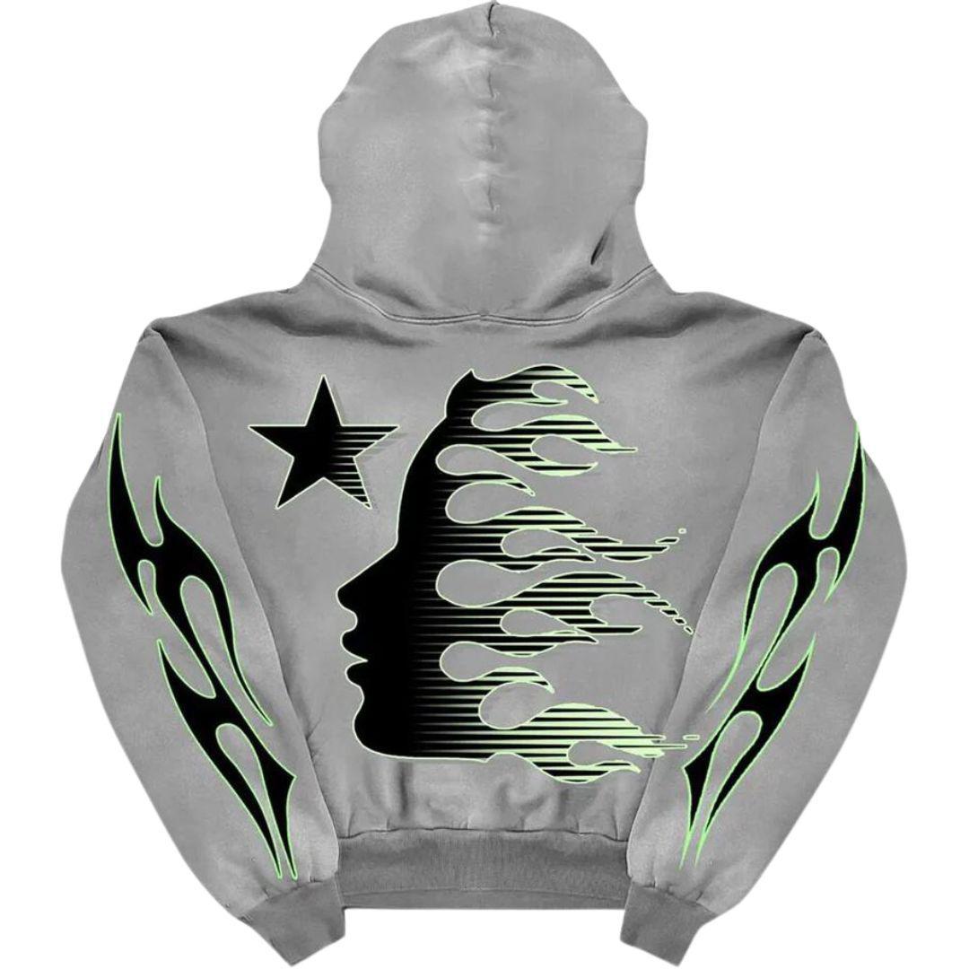 HELLSTAR SPORT CORE LOGO HOODIE GREY – ONE OF A KIND
