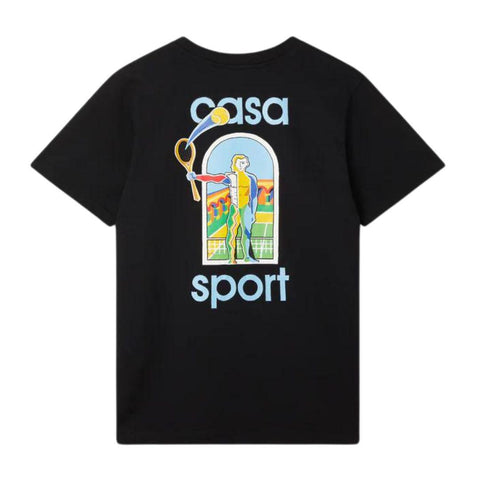 CASABLANCA LE JEU DE COLORE T-SHIRT BLACK