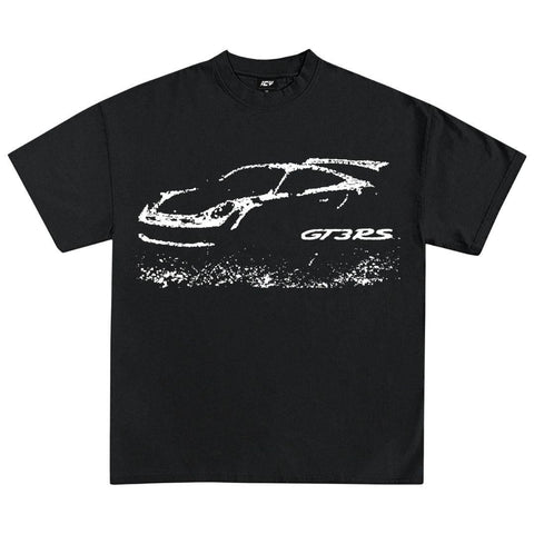 PORSCHE 911 GT3RS GRAPHIC T-SHIRT BLACK
