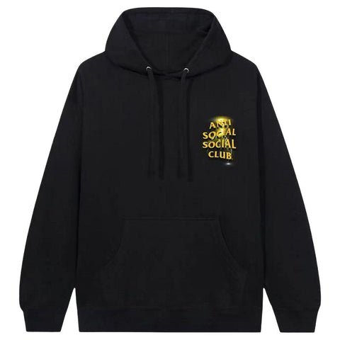 ANTI SOCIAL SOCIAL CLUB TWISTA HOODIE BLACK/YELLOW