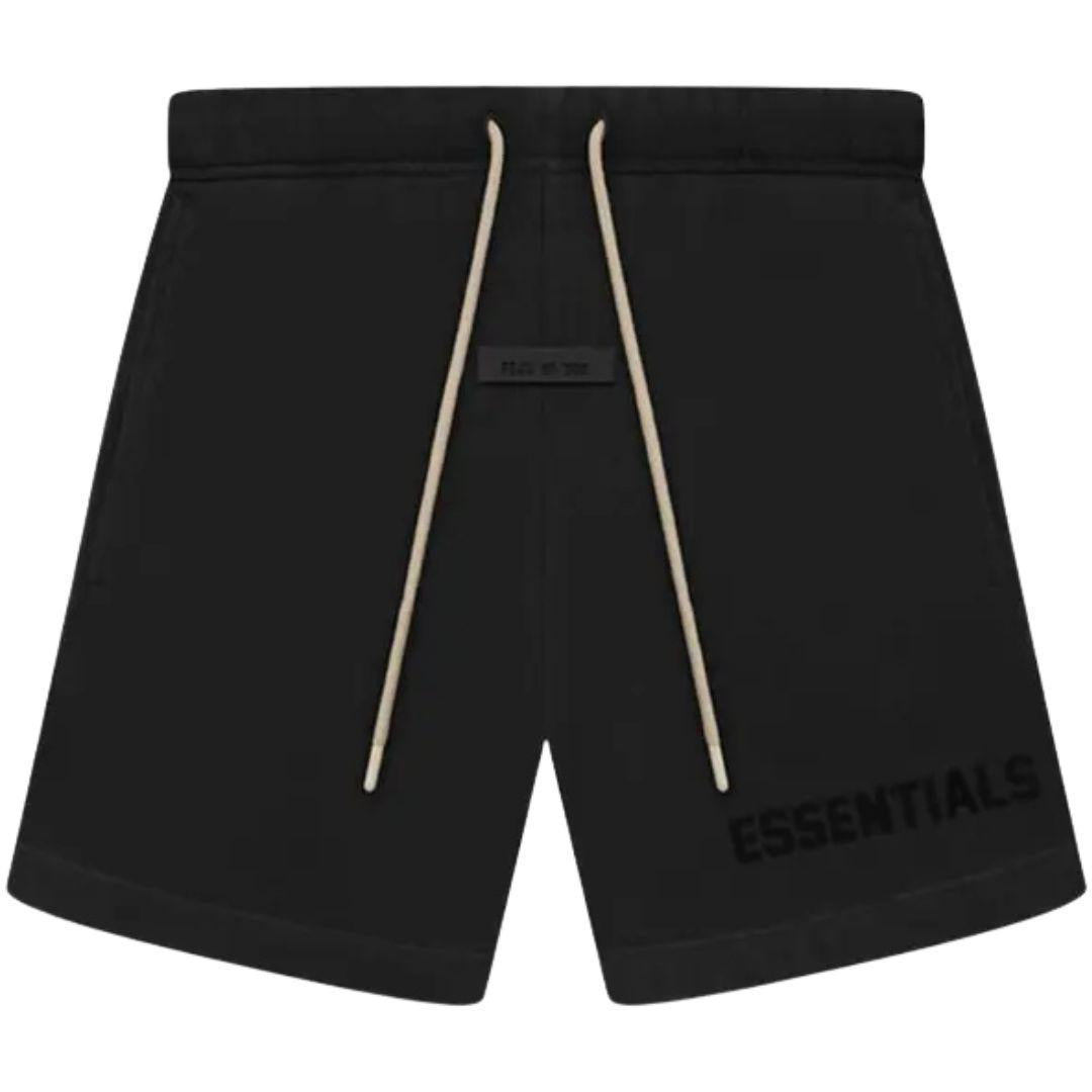 ESSENTIALS FOG BONDED SHORTS BLACK
