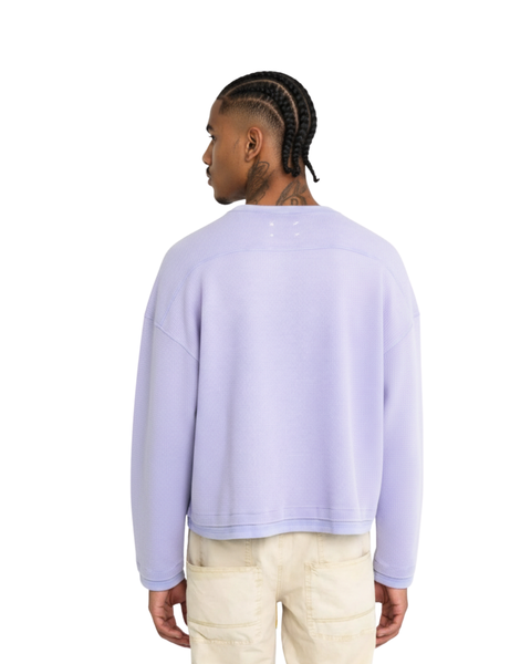ØUTSIDERS CLOTHING SUNDAY THERMAL LONGSLEEVE PURPLE