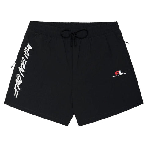 MALBON FUTURA TAG TECH SHORT BLACK