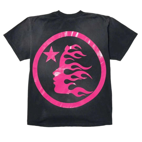 HELLSTAR SPORTS CORE LOGO T-SHIRT BLACK/PINK