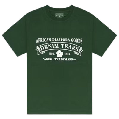 DENIM TEARS ADG T-SHIRT GREEN