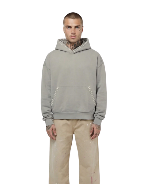 ØUTSIDERS CLOTHING STITCHWORK UNIFORM HOODIE SAGE