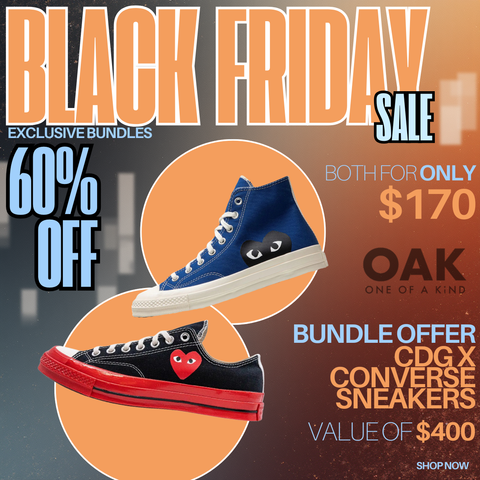 COMME DES GARÇONS x CONVERSE HIGH & LOW BUNDLE