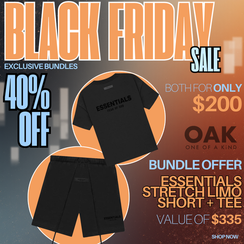 ESSENTIALS FOG STRETCH LIMO SS22 TEE+SHORTS BUNDLE