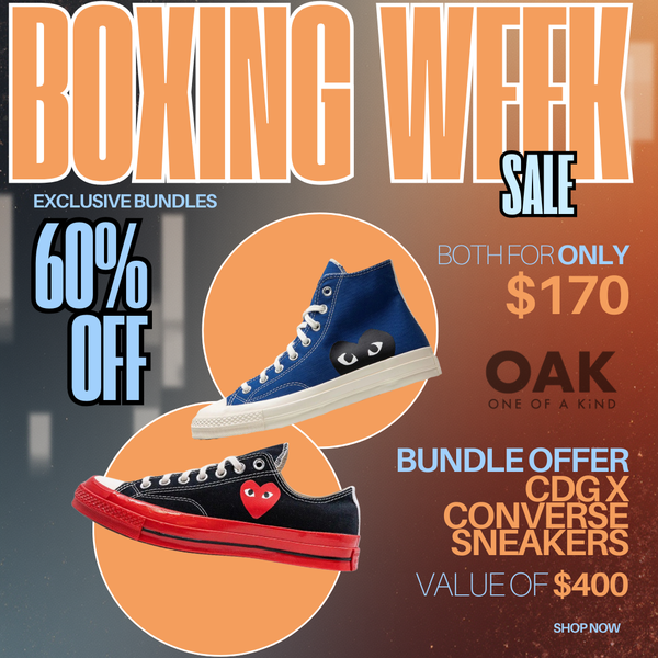 COMME DES GARÇONS x CONVERSE HIGH & LOW BUNDLE