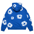 DENIM TEARS CLOTHING DENIM TEARS COTTON WREATH ZIP HOODIE BLUE