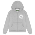 DENIM TEARS CLOTHING DENIM TEARS DENIM UNIVERSITY ZIP HOODIE GREY