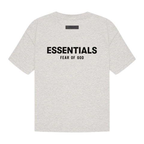 ESSENTIALS FOG LIGHT HEATHER SS22 TEE+SHORTS BUNDLE