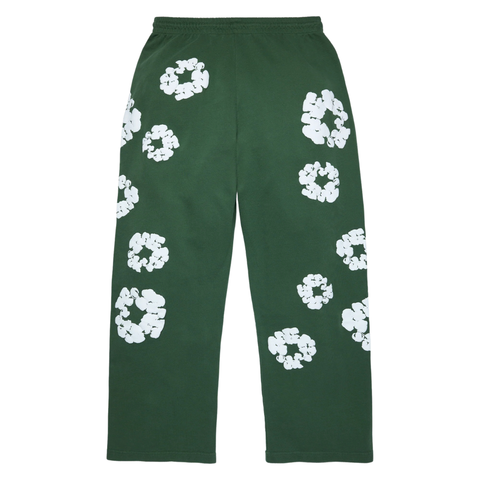 DENIM TEARS CLOTHING DENIM TEARS COTTON WREATH BAGGY SWEATPANTS GREEN