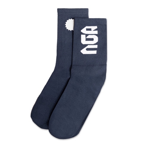 EBC PERFORMANCE CREW SOCKS NAVY/WHITE