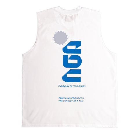 EBC PERFORMANCE TANK WHITE/ROYAL BLUE