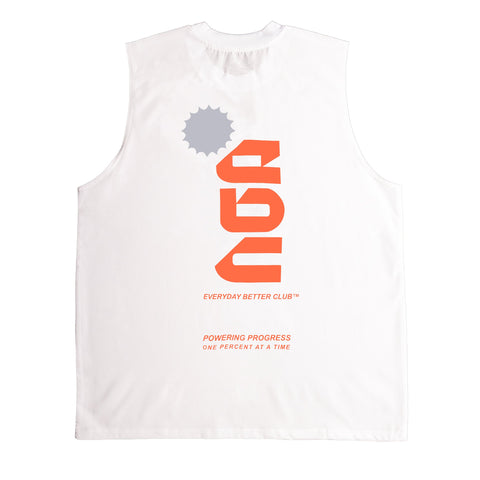EBC PERFORMANCE TANK WHITE/ORANGE