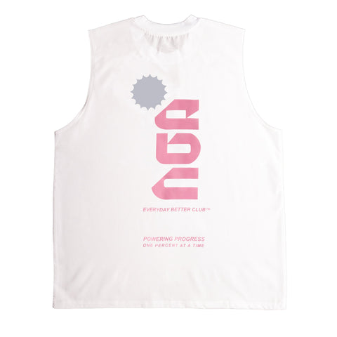 EBC PERFORMANCE TANK WHITE/PINK