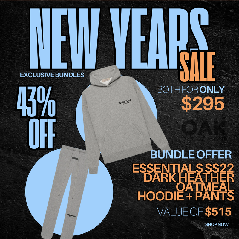 ESSENTIALS CLOTHING ESSENTIALS SS22 DARK HEATHER OATMEAL MATCHING SET